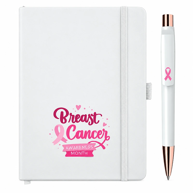 Breast Cancer Awareness Notebook & Pen Set