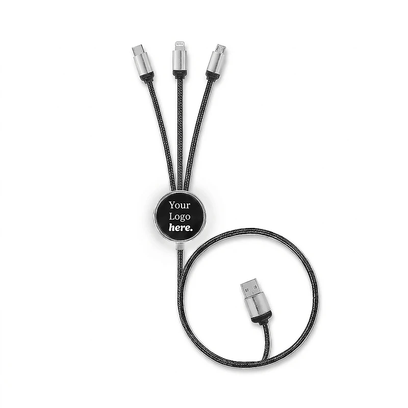 3-in-1 Light-Up Logo Charging Cable