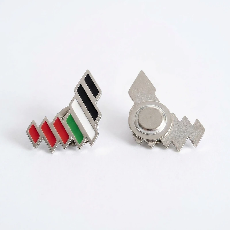 UAE Flag Geometric Lapel Pin