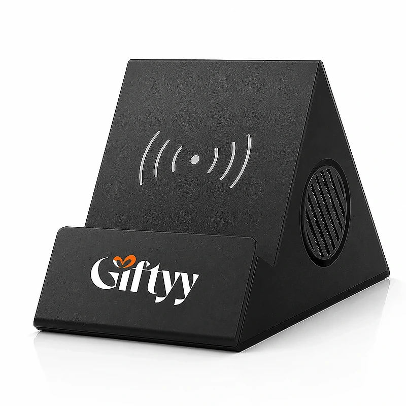 Light-up Logo Bluetooth Speaker & 5W Wireless Charger