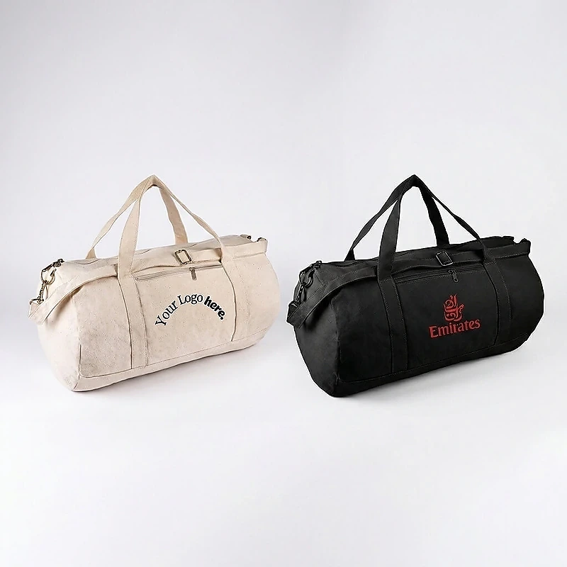 GRS Recycled Cotton Duffel Gym Bag